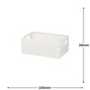 KDT Japan 120808 Mini Pastel Container, Clear and White