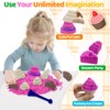 Crelloci Girls Play Sand Set Ice Cream & Sweet Cakes,