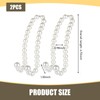 Arwrilt 2 PCS Car Pearl Seat Headrest Hook, Car Hangers