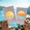 DOODLREAM 9Pcs Sun Wall Stencil Templates Reusable Plastic Large Medium