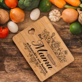 Gifts for Mum for Birthday, Mum Mother's Day Gifts, Birthday Gift for Mum - Bamboo Chopping Board, Mother Gift for Mum from Daughter Son