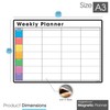 TMS Magnetic Weekly Planner for Fridge | Made in The