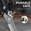 ECO-WILL Heavy Duty Kitchen Poultry Shears with 2 Springs, Non-Slip
