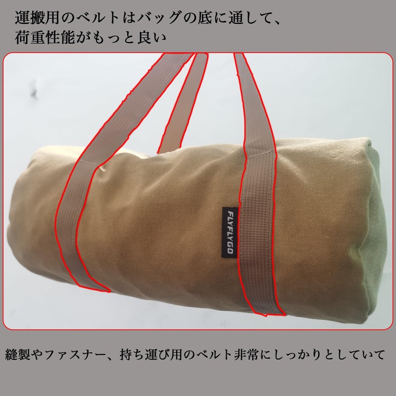 FLYFLYGO Peg Bag, Peg Case, Canvas Fabric, Large Capacity, Tool