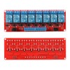 JESSINIE 12V Relay Module with Optocoupler Isolation, 8 Channel High/Low