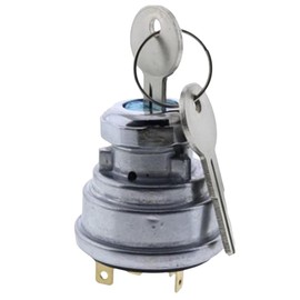 HMY AT21880 Ignition Starter Switch with 4 Connection Termials 2 Keys Replacement for John Deere Tractor 1020 1520 1620 2020 2030 450 570 480A 400 440 300 350 380 540 480, Model 1