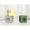 Cube Power Strip with Cord 1.8m 02 Gray