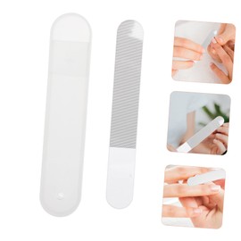 4 Sets Glass Nail File Nail Care Kit Nail Filer for Natural Nails False Nail Files Nail Shaper Nail Art Tools Nail Buffer Nails Kits Nail Kits Manicure Tools Round Head Nano Glass
