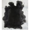 Unbranded 4pcs Real Black Rabbit Skin Pelts Leather Hides Genuine
