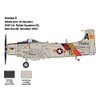 ITALERI 2788S Skyraider 1:48 A-1H Skyraider, Model Kit, Stand Model