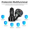 BAYLOVE Soporte Celular Automóvil + Adaptador Auto Carga Rápida Cuatro