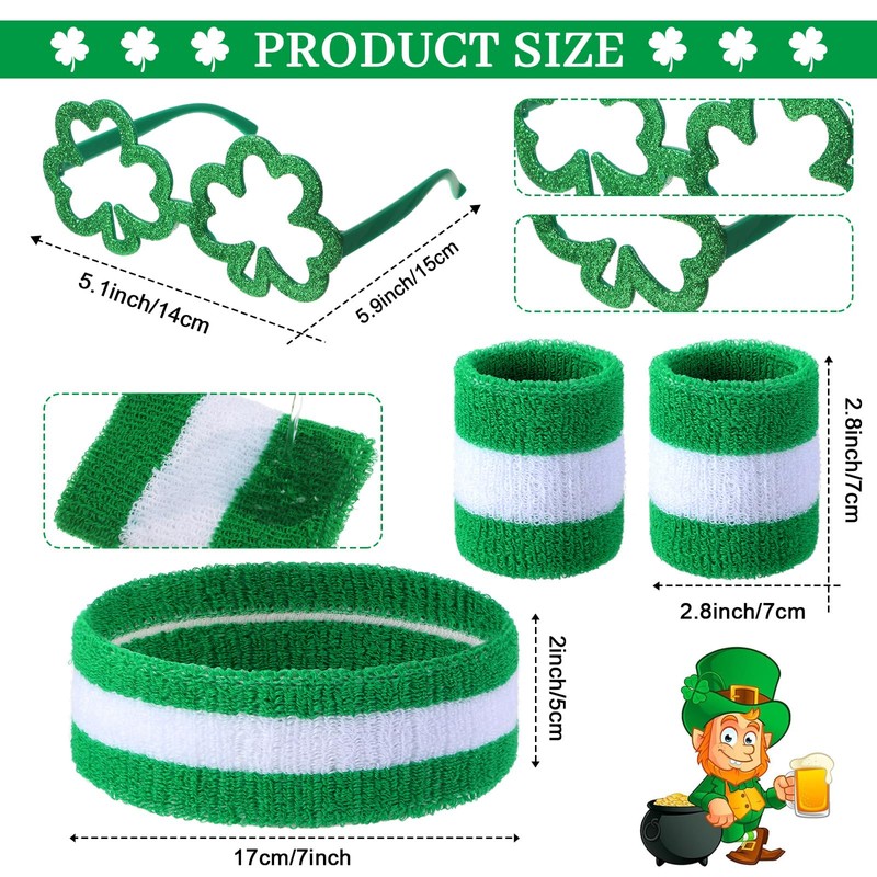St Patricks Day Accessories Leprechaun Costume Green Fanny Pack with