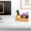 woodluv Desk Organiser, Desk Tidy Pen Holder Organiser, Make Up