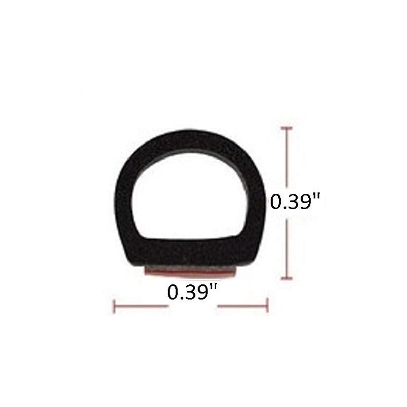 M M SEALS A079-15F D-Shape Weather Stripping Door Seal Soundproofing