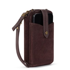 The Sak N/S Smartphone Crossbody - Women's Cellphone Bag & Wallet For Everyday - Leather Convertible Wristlet With Zipper