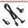 X5 Cable SATA 3 40cm 90° 6GBPS Angle Elbow HDD