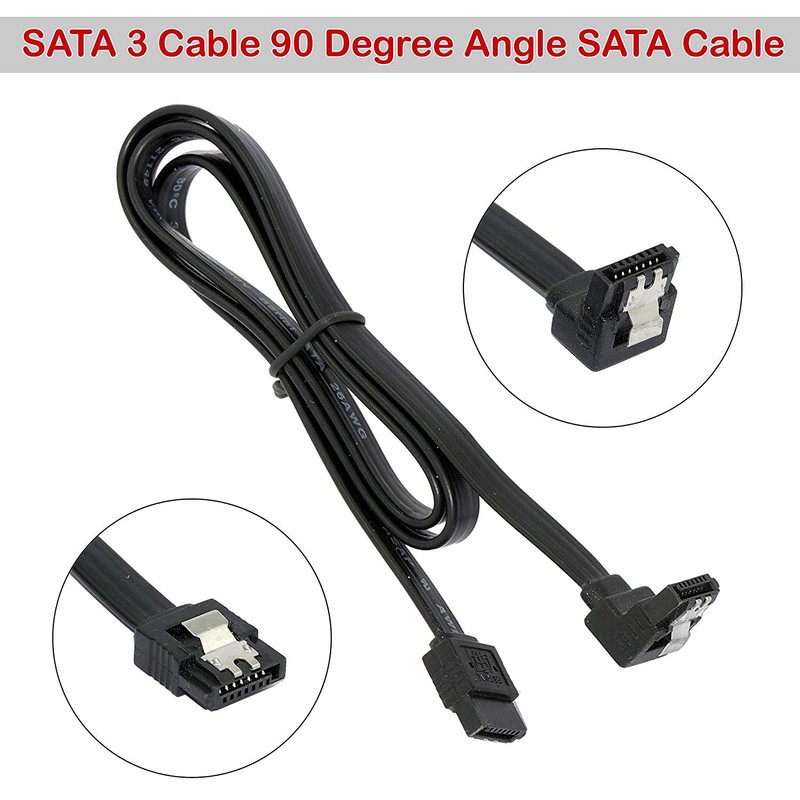 X5 Cable SATA 3 40cm 90° 6GBPS Angle Elbow HDD
