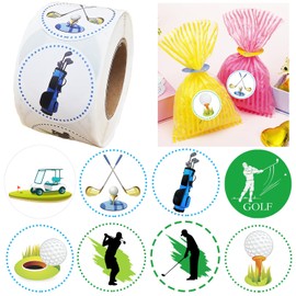 500 Golf Themed Party Decorations Labels Roll Stickers Party Supplies Birthday Baby Shower Party Favors Decor DIY Sticker Labels