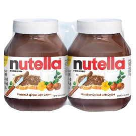 Nutella Hazelnut Spread, 33.5 oz each, 4 Count