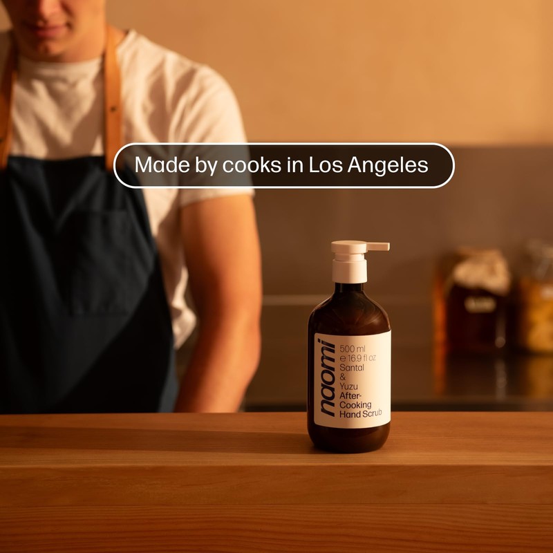 Naomi After-Cooking Hand Scrub | Neutralizes Food Odors | Exfoliating