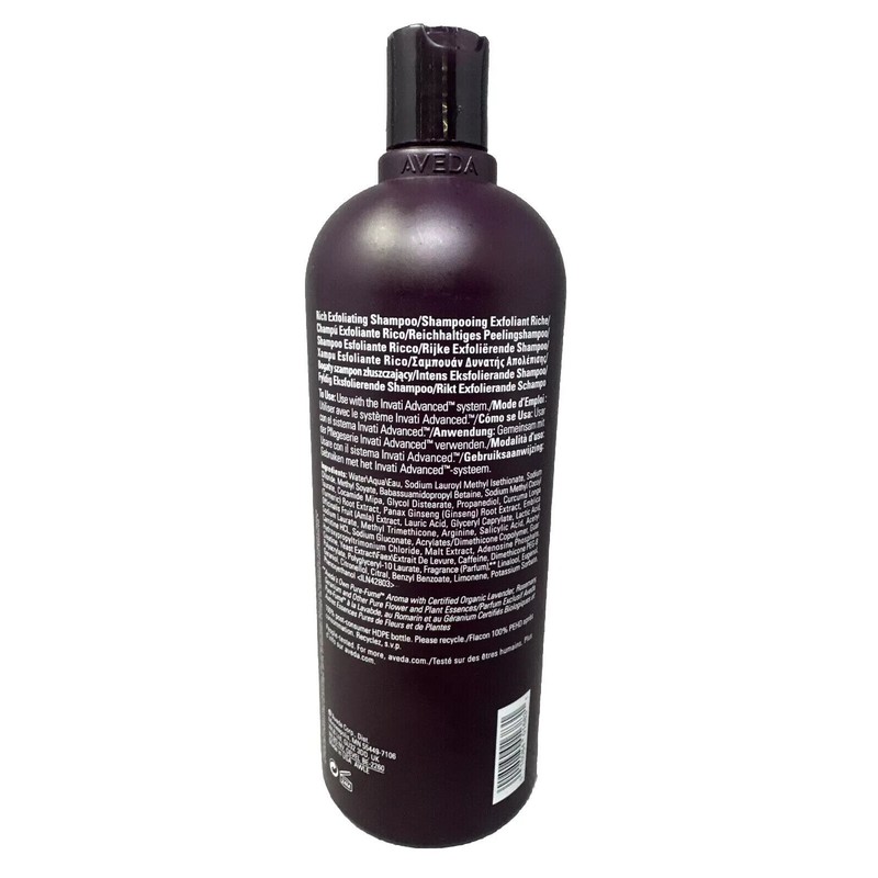 AVEDA Invati Advanced Exfoliating Shampoo RICH 33.8oz/1L