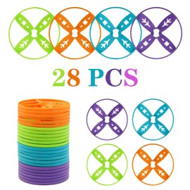 Outside Toys for Kids Ages 4-8, 28 Pack Flying Discs Supplement Set - Compatible with Most Handheld and Foot-Powered Flying Disc Toys, Includes 4 Vibrant Colors, Must-Have for Flying Disc Enthusiasts