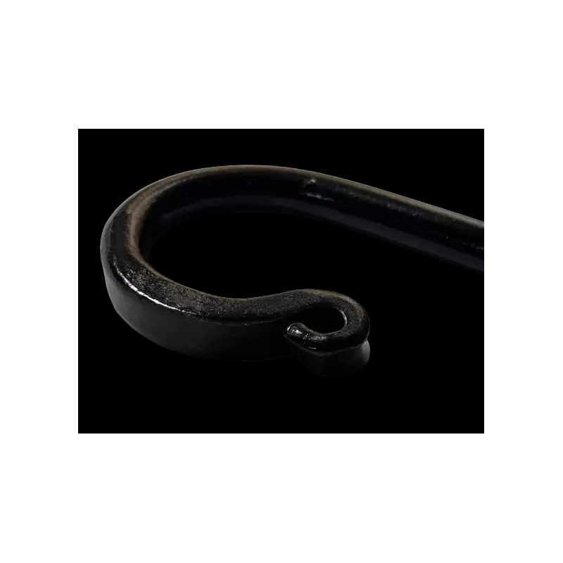 6 Wrought Iron 3 inch S Hooks - Hand Forged