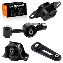 Engine Motor Mount & Trans Mount Replacement for 2007 2008 2009 2010 2011 2012 Nissan Versa 1.8L, 2009 2010 2011 2012 2013 2014 Nissan Cube 1.8L, Engine Mount Set of 4 Replaces OE# A4312 EM9230 9230