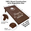 Gosports Wedding Cornhole Set | Regulation Size with Solid Stained