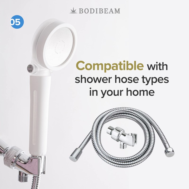 Filtered Shower Head with Handheld - Vitamin C & 3