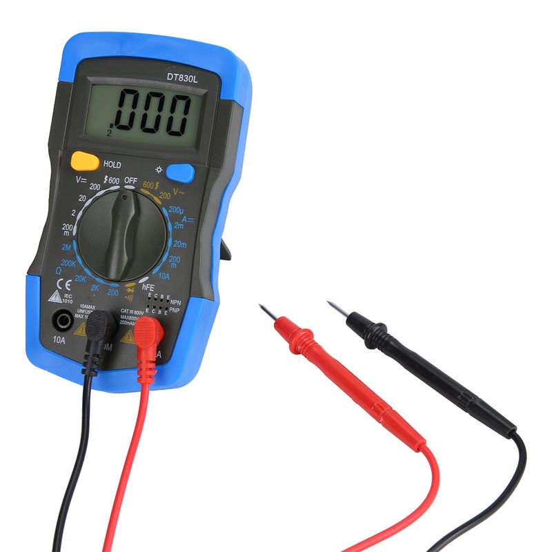 Portable HandHeld LCD Digital Mini Multimeter DC AC Voltage Current