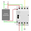 Heschen Modular Household AC Contactor, CT1-63M/40, 63A, 4 Pole, 4NO,