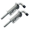 Bivethoi 5 Inch Spring Loaded Latch Bolt Latch Pin Barrel