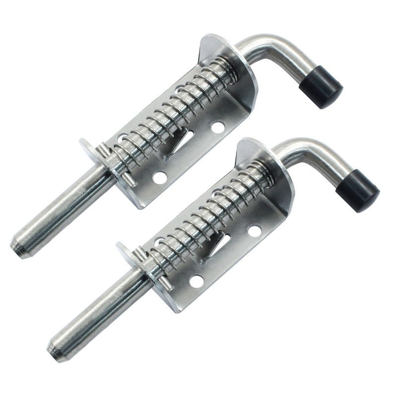 Bivethoi 5 Inch Spring Loaded Latch Bolt Latch Pin Barrel