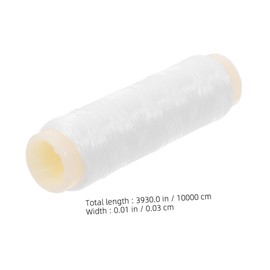 BESPORTBLE 2pcs Bait Elastic Thread Sea Fishing Tying String Material Stretchy Invisible Sea Fishing Line Keeping Bait On Hook for Saltwater Freshwater