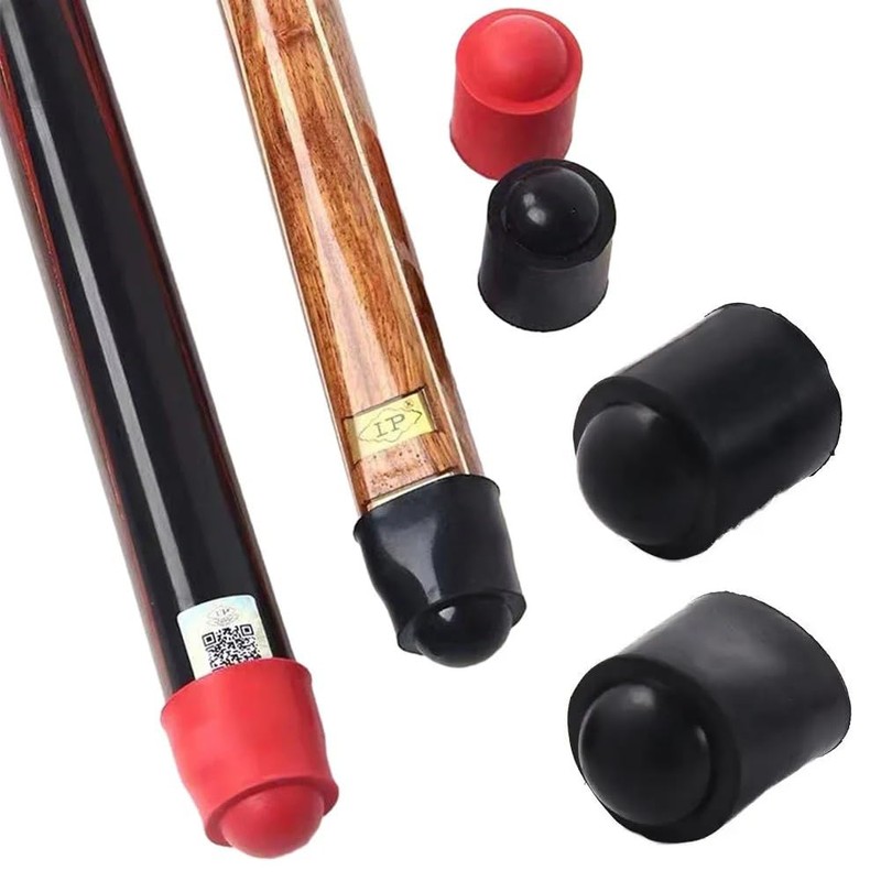 SquEqu 12 Pack Billiard Cue Butt End Protector Cap Shockproof