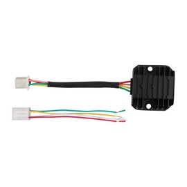 GOOFIT 4 Wires 12V Voltage Regulator Rectifier Replacement for 150CC 250CC Motorcycle Scooter Moped ATV