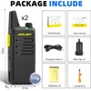 T20D Walkie Talkies, Rechargeable Long Range Two-Way Radios (Upgrade of