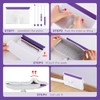 wlich Baseboard Cleaner Tool with Handle 2.0, 60" Extendable Long