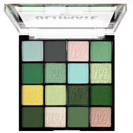 Green Eyeshadow Palette, Glitter Shimmer Eye Shadow Pallets for Women, Sparkle Shiny Yellow Green Matte Smokey Highly Pigmented Bright Eyeshadows Makeup Palettes Eye Make-Up Palette