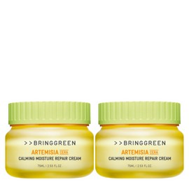 BRING GREEN Artemisia Cera Calming Moisture Repair Cream, Value Set (75ml x 2)