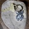 The Magic Zoo Pewter Bunny Rabbit Keychain – Cute Bunny