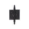 2.5" Victorian Style Steeple Tip Hinge in Cast Iron