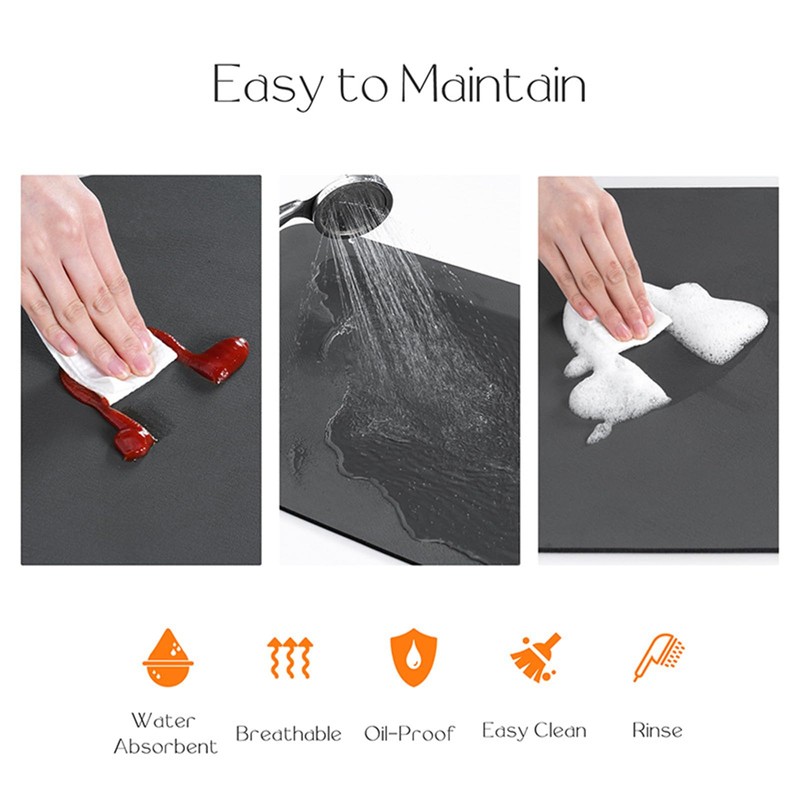18"x14" Washer Dryer Cover - Non-Slip Microwave Oven Top Mat,