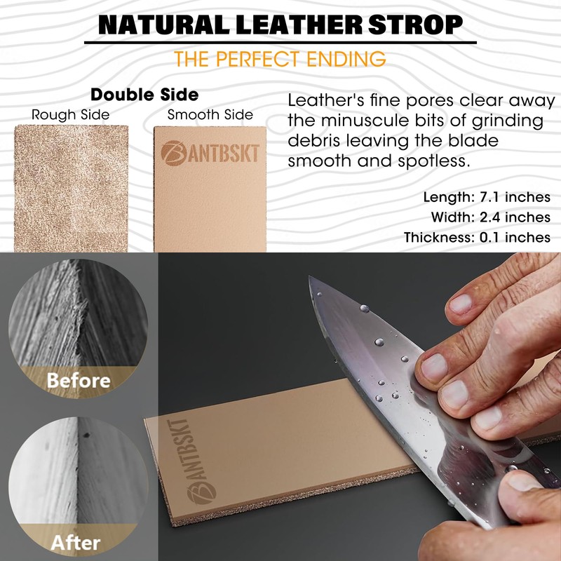 Rolling Knife Sharpener Kit, Kitchen Knife Sharpener Set, Knife Sharpening