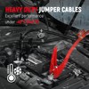 TOPDC 2 Gauge 20 Feet Jumper Cables for Car, SUV