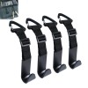 Amooca Headrest Hooks for Car Adjustable 4 Pack Vehicle Seat