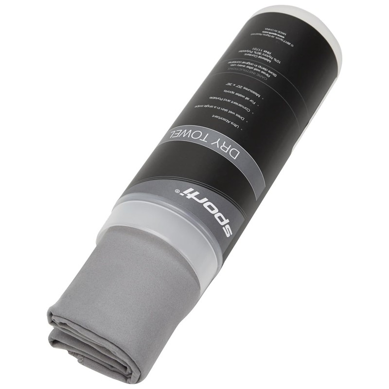 Sporti 20 x 36 Microfiber Dry Sports Towel - Cool
