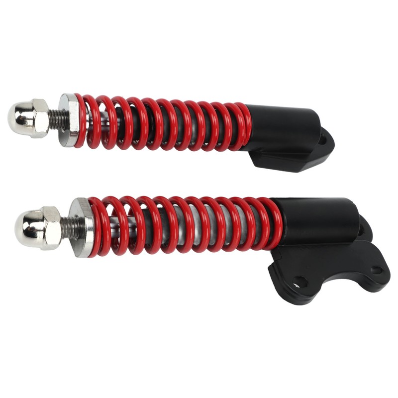 Scooter Shock Absorber Stainless Steel Spring Black Red Safe Stable