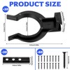 ANBEEISS 20 Pcs Kickboard Clips, Kitchen Kick Board Plinth Clips